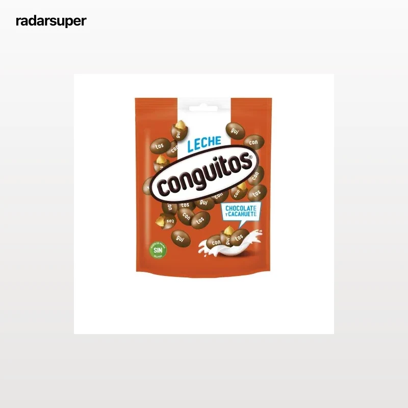 Cacahuete cubierto de chocolate con leche Conguitos sin gluten doy pack 200 g.
