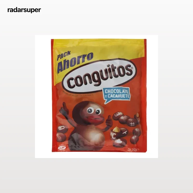Cacahuete cubierto de chocolate Conguitos sin gluten doy pack  350 g.