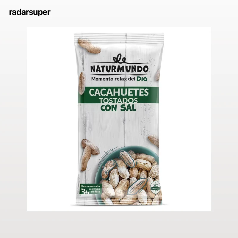 Cacahuetes con cáscara salados Dia Naturmundo 250 g
