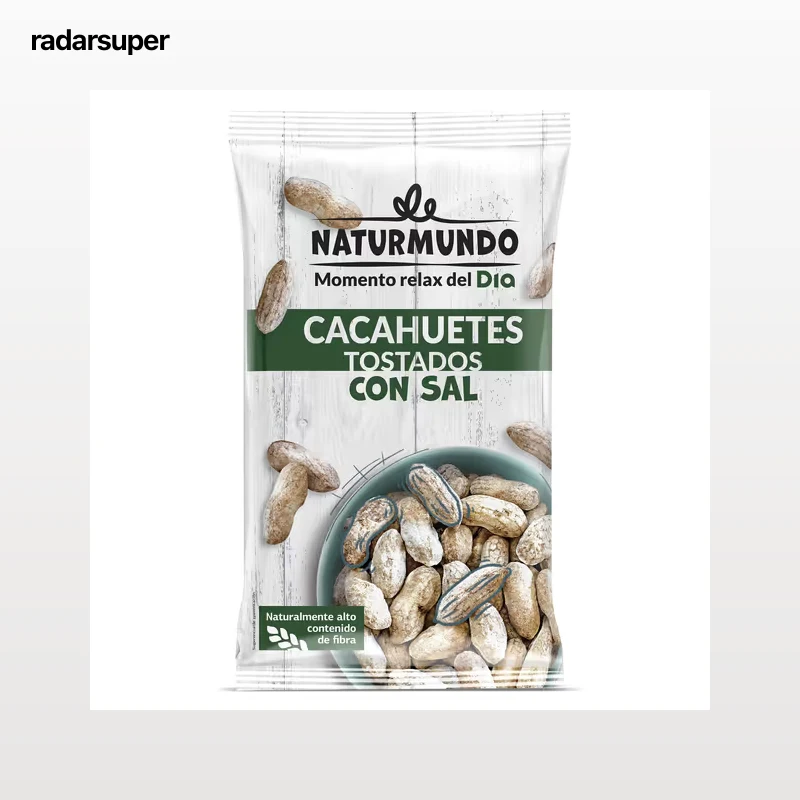 Cacahuetes con cáscara salados Dia Naturmundo 400 g