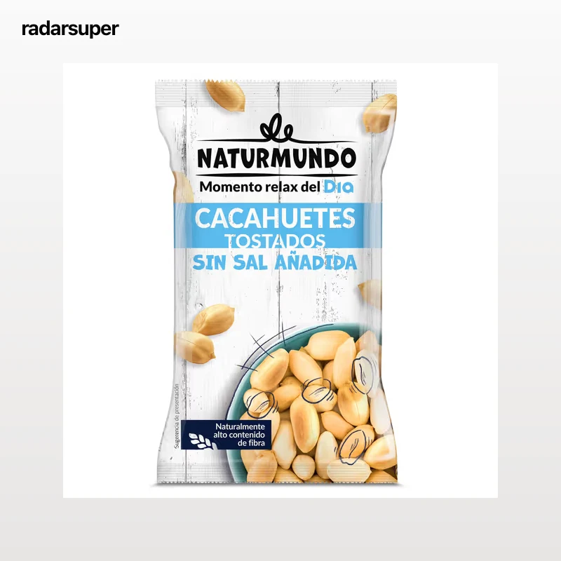 Cacahuetes tostados sin sal añadida Dia Naturmundo 200 g