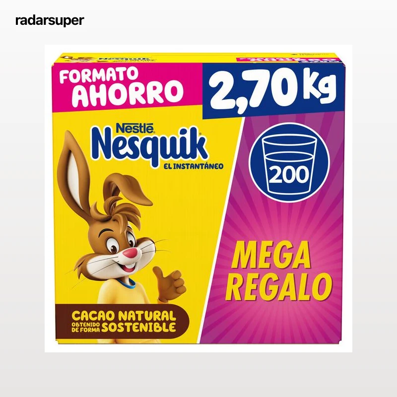Cacao en polvo instantáneo Nesquik 2.7Kg