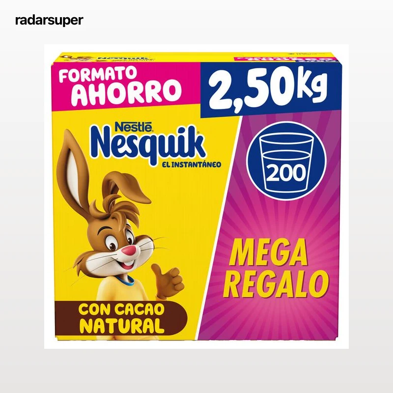 Cacao en polvo Nesquik 2,50kg