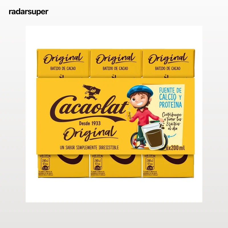 CACAOLAT Batido de chocolate CACAOLAT Original 6 x 200 ml.