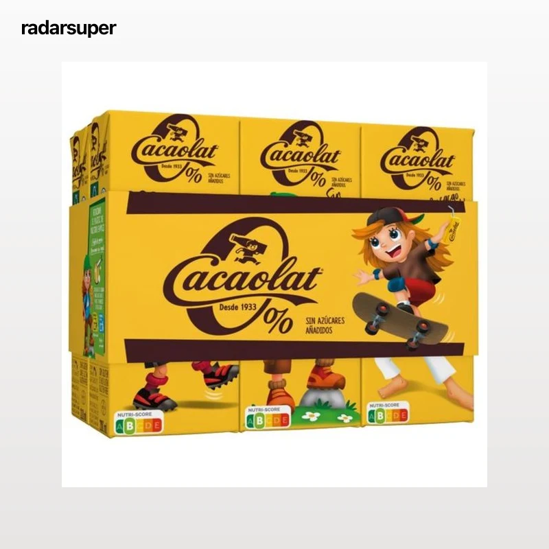 CACAOLAT Batido de chocolate sin azúcares añadidos CACAOLAT 6 x 200 ml.