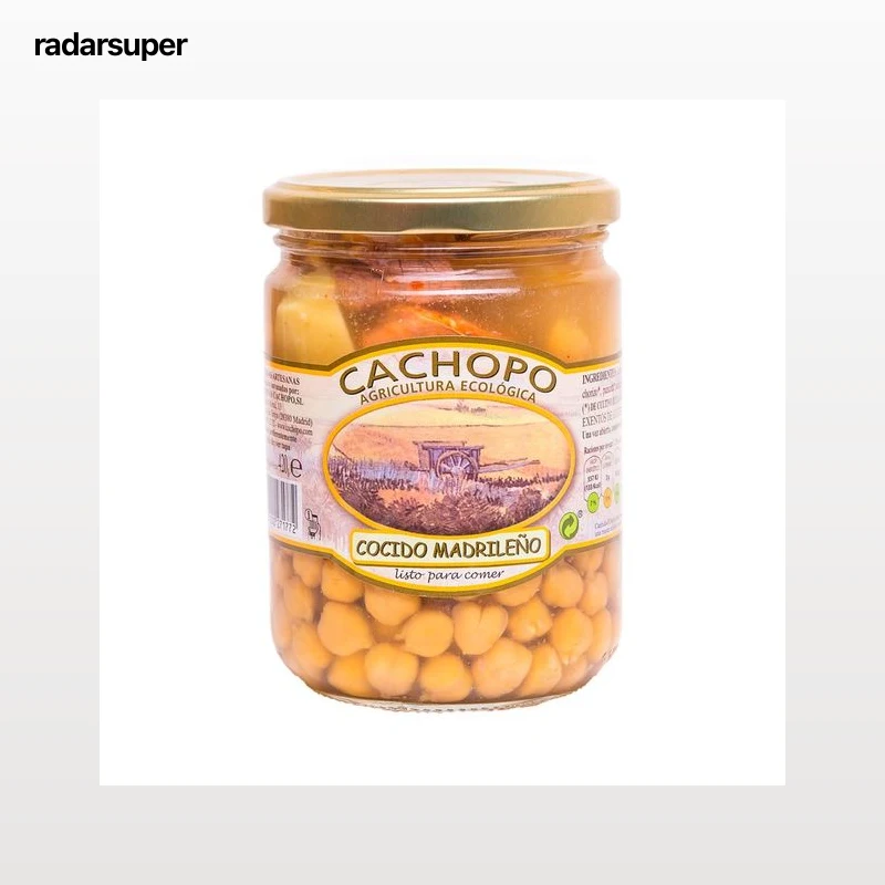 CACHOPO Cocido madrileño ecológico bote 400 g.