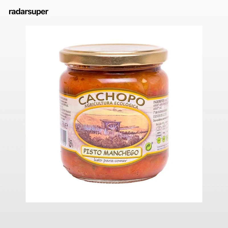 CACHOPO Pisto manchego ecológico bote 330 g.