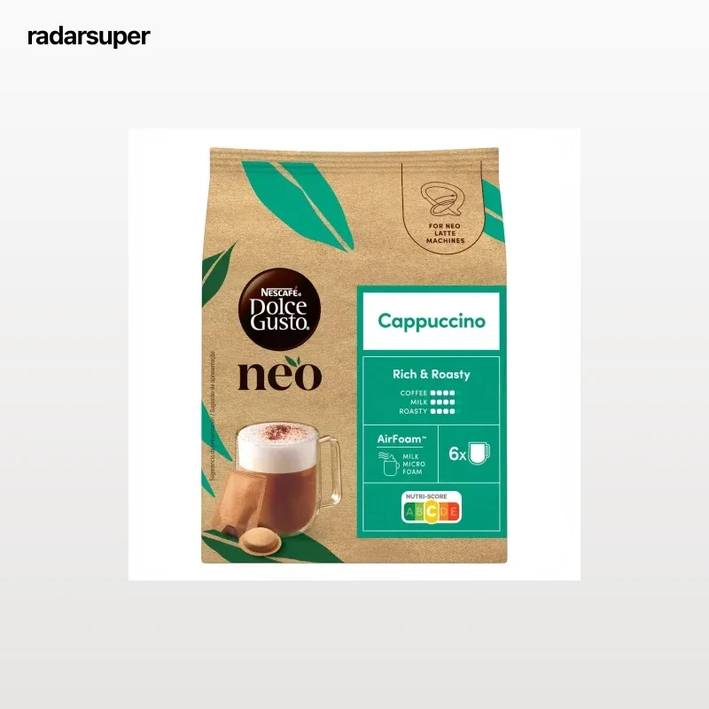 Café càpsulas cappuccino Dolce Gusto Neo 12 ud.