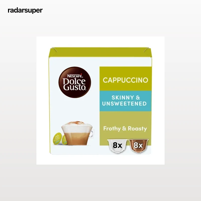 Café cápsulas cappuccino light Nescafé Dolce Gusto 16 ud.