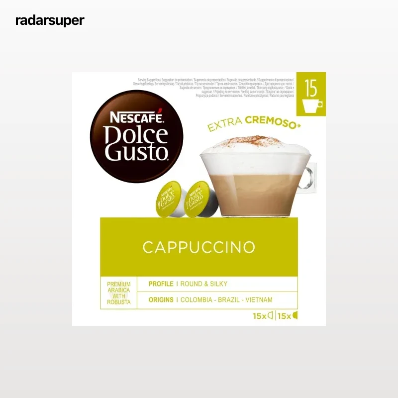Café cápsulas cappuccino Nescafé Dolce Gusto 30 ud.
