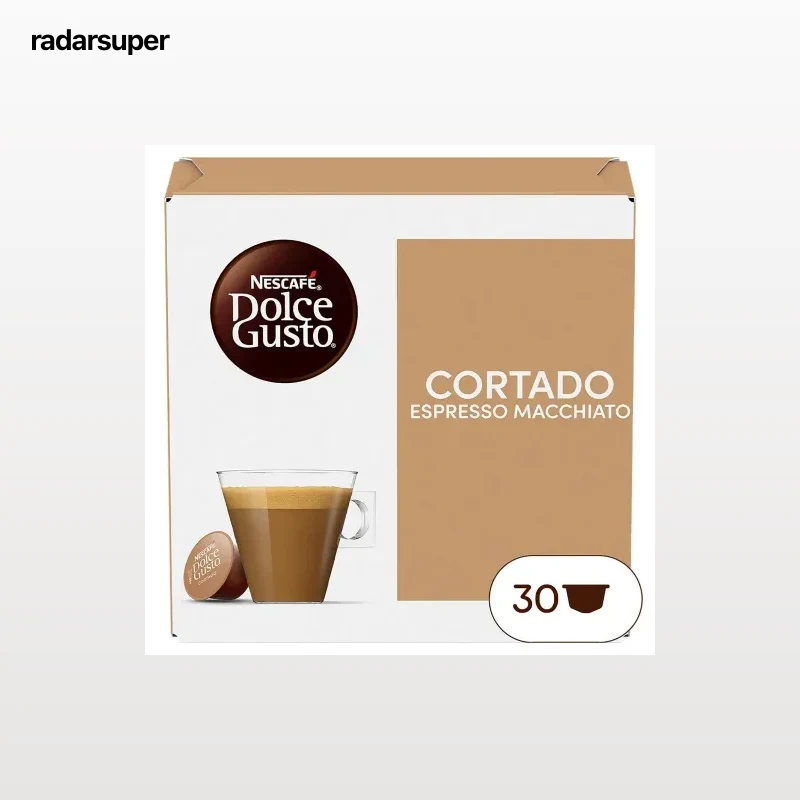 Café cápsulas cortado Nescafé Dolce Gusto 30 ud.