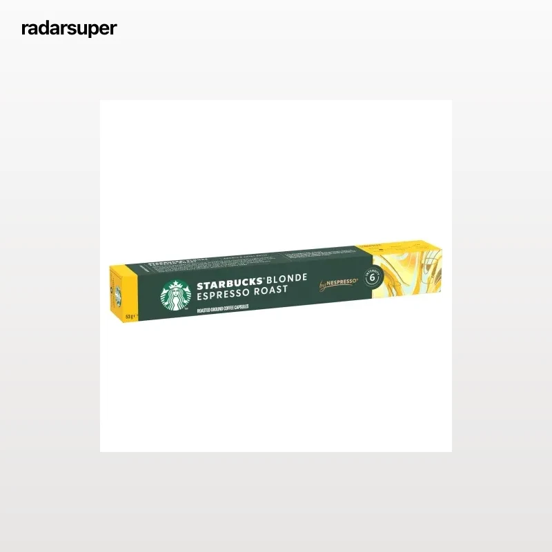 Café cápsulas espresso blonde roast Starbucks compatible con Nespresso 10 ud.