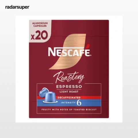 Café cápsulas espresso descafeinado Roastery Nescafé 20 unidades.
