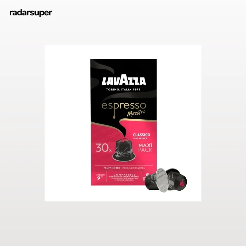 Café cápsulas espresso Lavazza compatible con Nespresso 30 ud.
