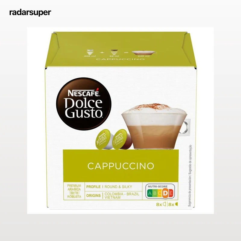 Café capuccino nescafé Dolce Gusto 8 cápsulas