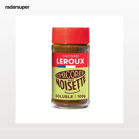 Café chicorée soluble goût noisette Leroux 100g