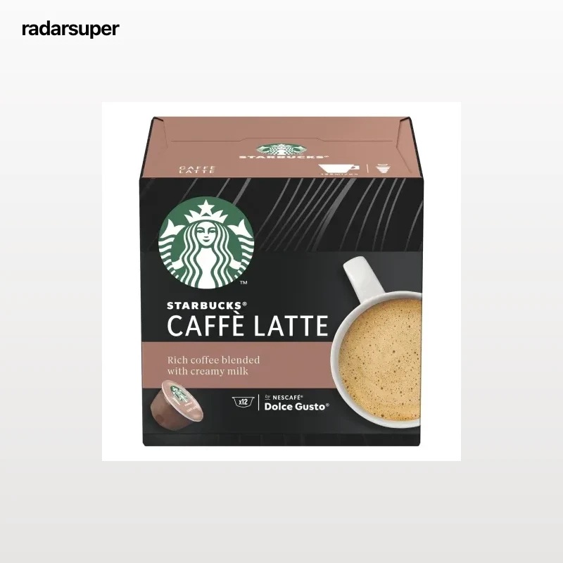 Café con leche en cápsulas Starbucks compatible con Dolce Gusto 12 ud.