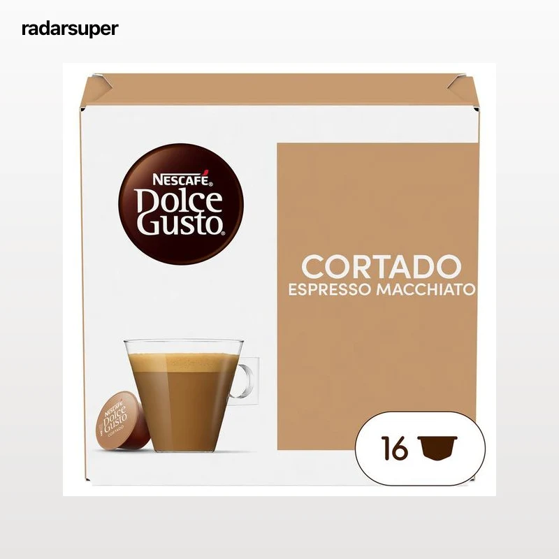 Café cortado macchiato Nescafé Dolce Gusto 16 cápsulas