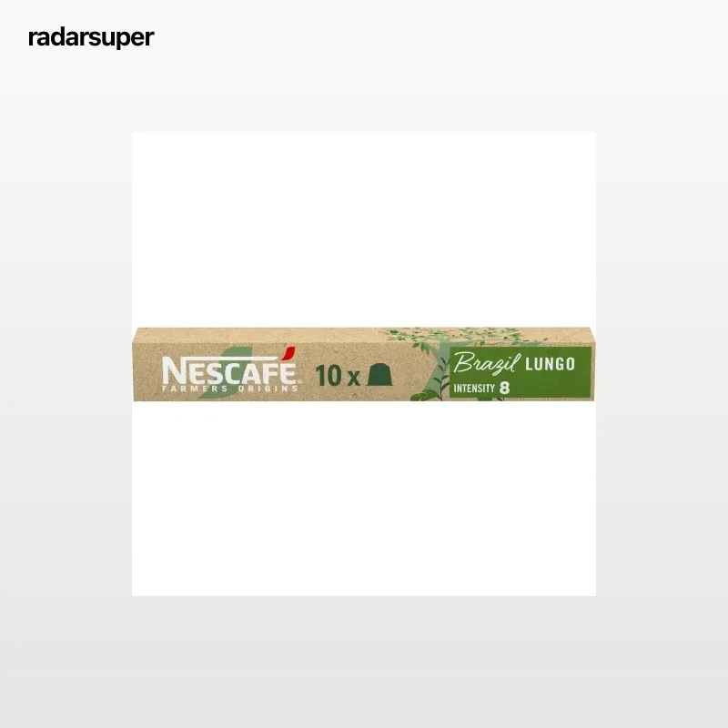 Café en cápsulas lungo natural de Brasil Nescafé compatibles con Nespresso 10 ud.
