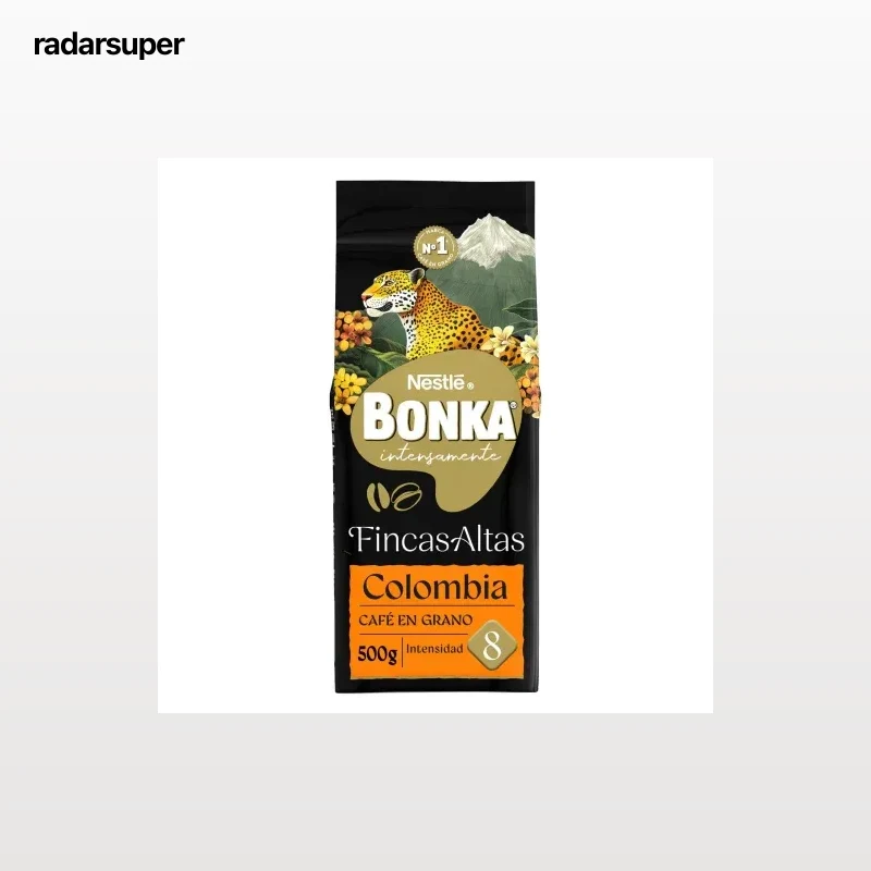 Café en grano Colombia Bonka Nestlé 500 g.