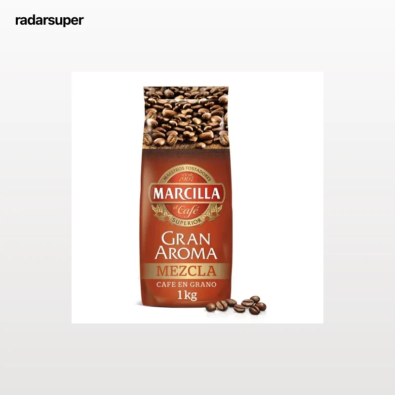 Café en grano mezcla Marcilla Gran Aroma 1 kg.