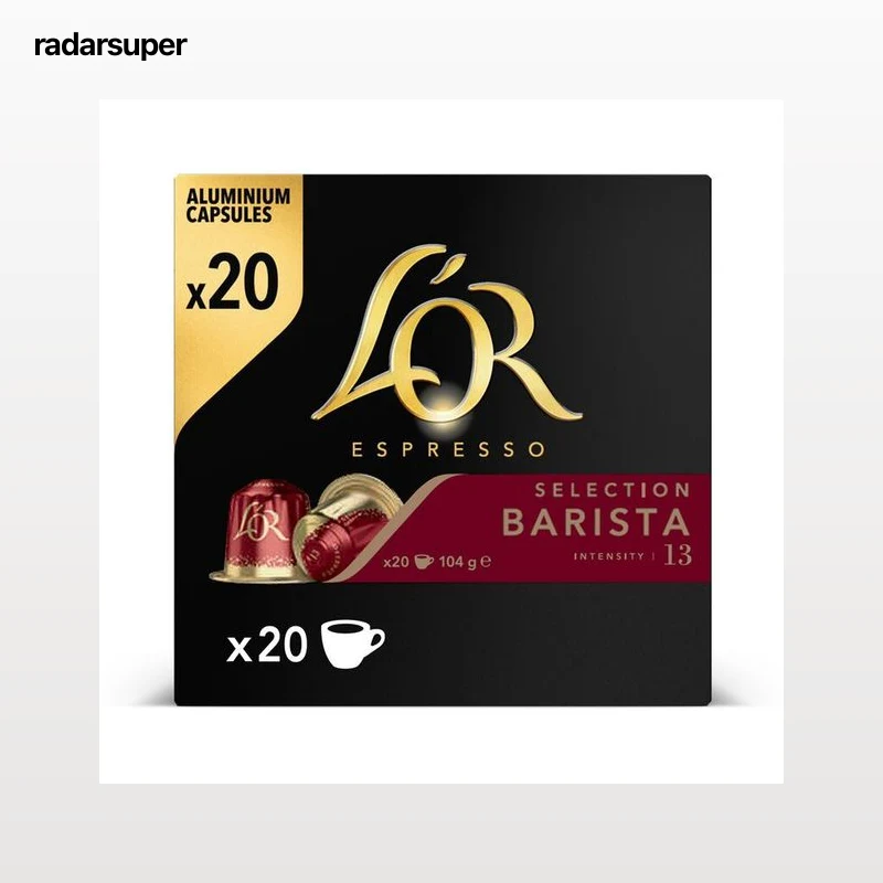Café espresso barista intensidad 13 L´or 20 cápsulas