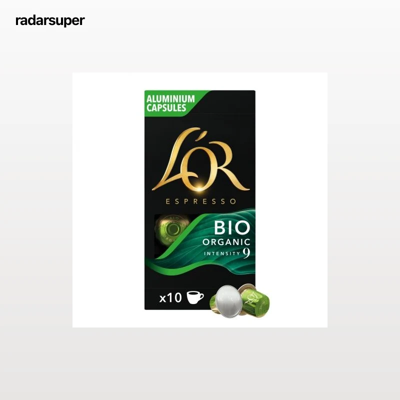 Café espresso en cápsulas ecológico L'or Bio Organic 10 ud.