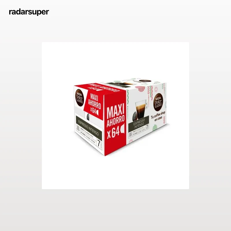 Café espresso intenso en cápsulas Nescafé Dolce Gusto 64 ud.