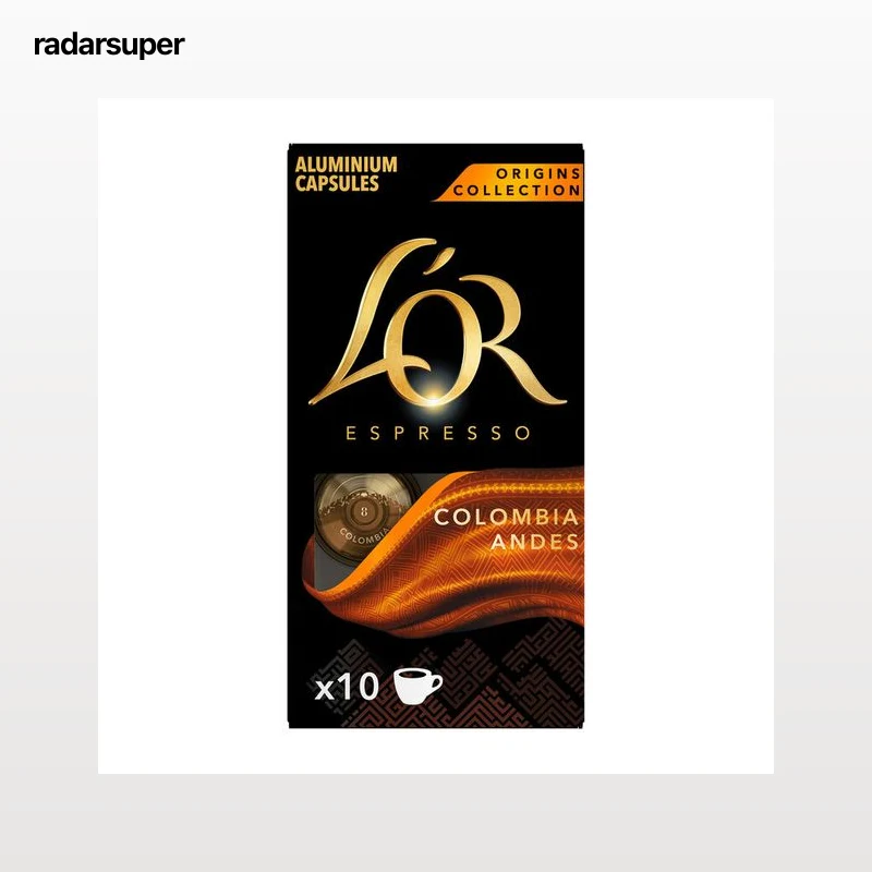 Café espresso origen colombia intensidad 8 L'Or 10 cápsulas