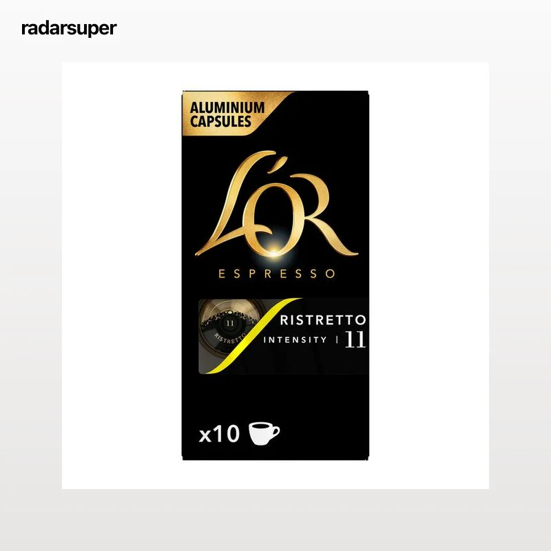 Café espresso ristretto intensidad 11 L'Or 10 cápsulas