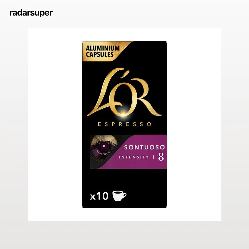 Café espresso sontuoso intensidad 8 L'Or 10 cápsulas