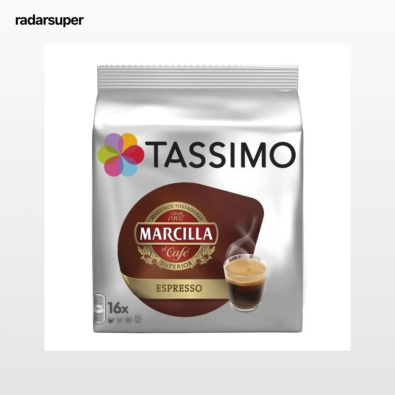 Café espresso Tassimo Marcilla 16 cápsulas