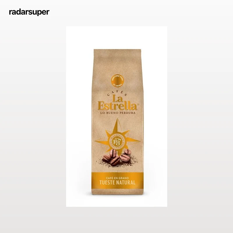 Café en grano natural La Estrella 500g