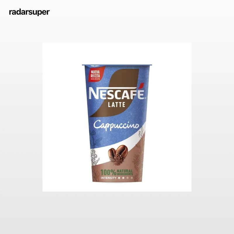 Café latte cappuccino Nescafé sin gluten 205 ml.