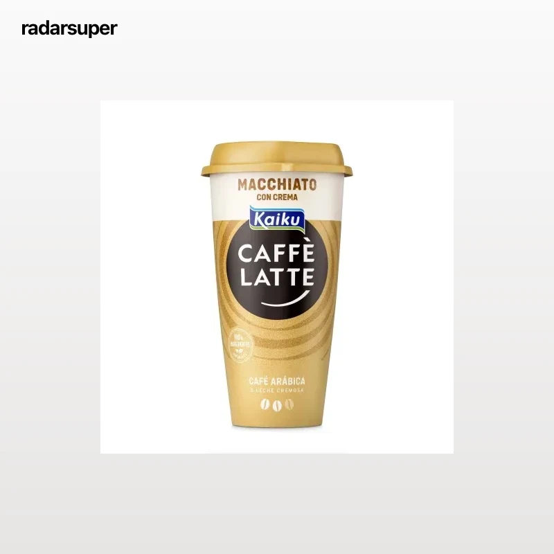 Café latte con crema macchiato Kaiku sin gluten 230 ml.