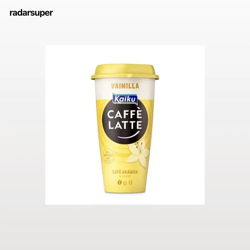 Café latte de vainilla Kaiku sin gluten 230 ml.