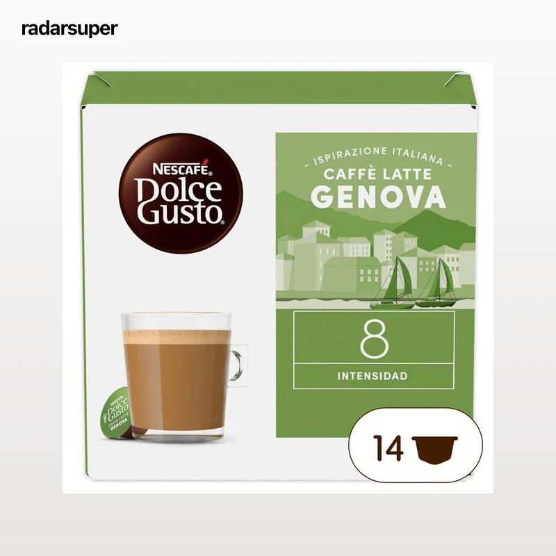 Café Latte Genova intensidad 8 Dolce Gusto 14 cápsulas