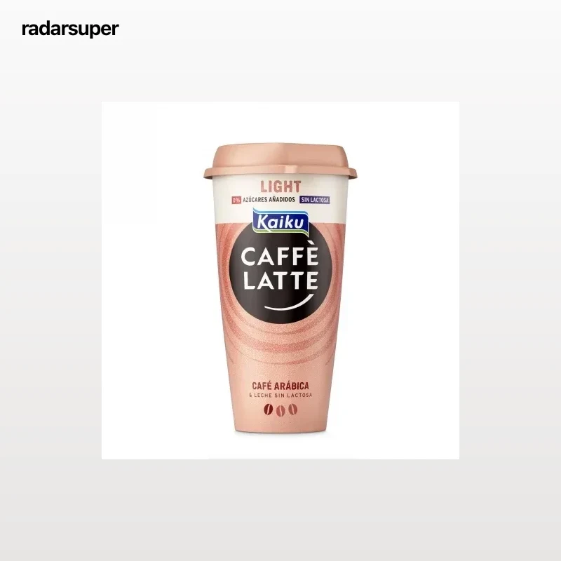 Café latte light Kaiku sin gluten y sin lactosa 230 ml.