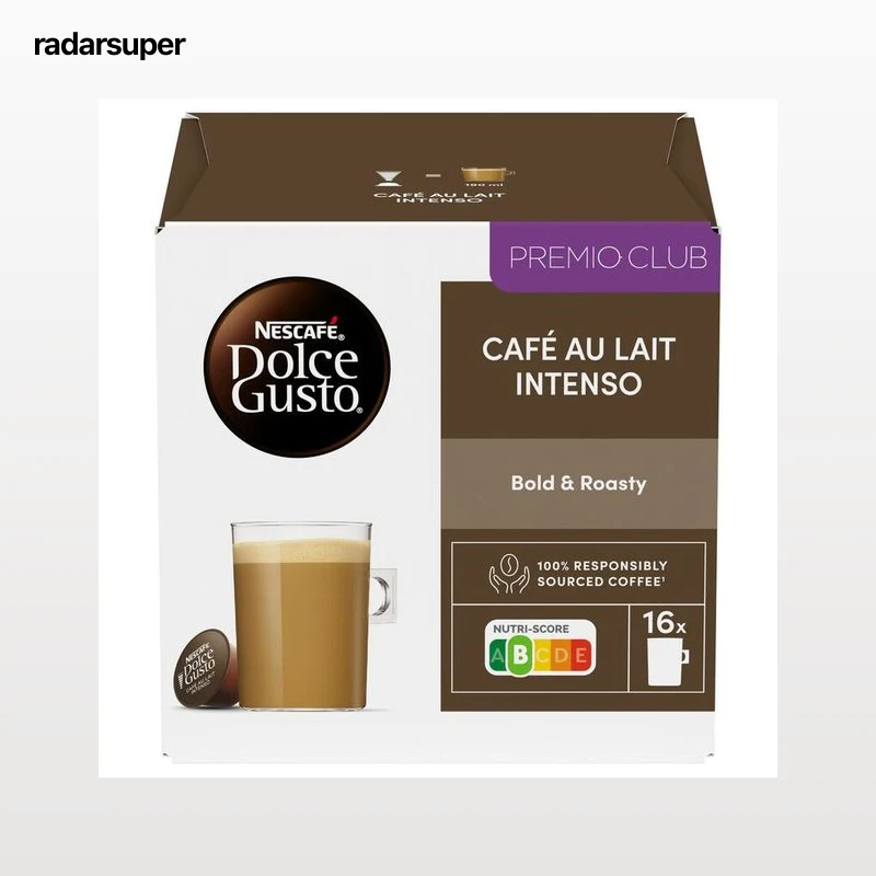 Café con leche intenso Nescafé Dolce Gusto 16 cápsulas