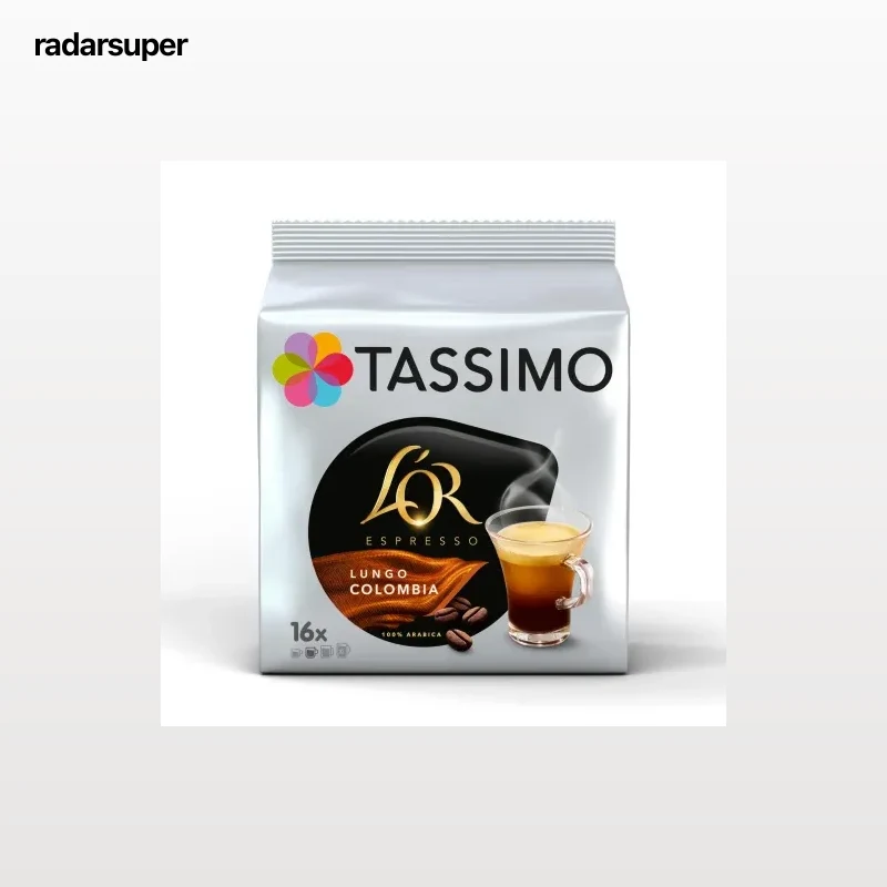 Café lungo Colombia en cápsulas L'Or Espresso Tassimo 16 unidades de 6,9 g.