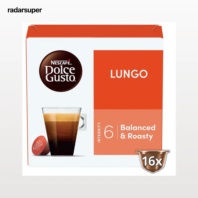 Café lungo Dolce Gusto 16 cápsulas