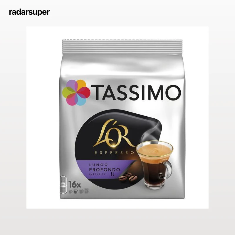 Café lungo profondo intensidad 8 Tassimo L'or 16 cápsulas