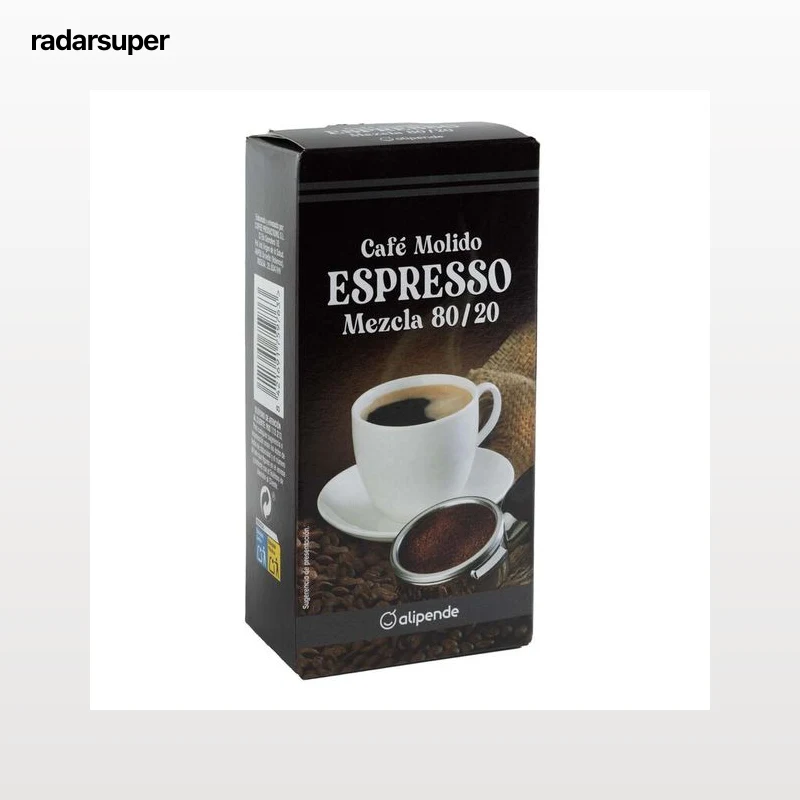 Café molido Alipende 250g espresso mezcla 80/20