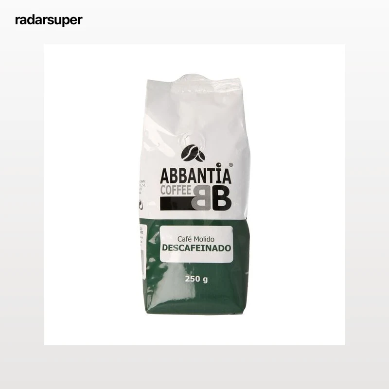 Café molido descafeinado 250 g.