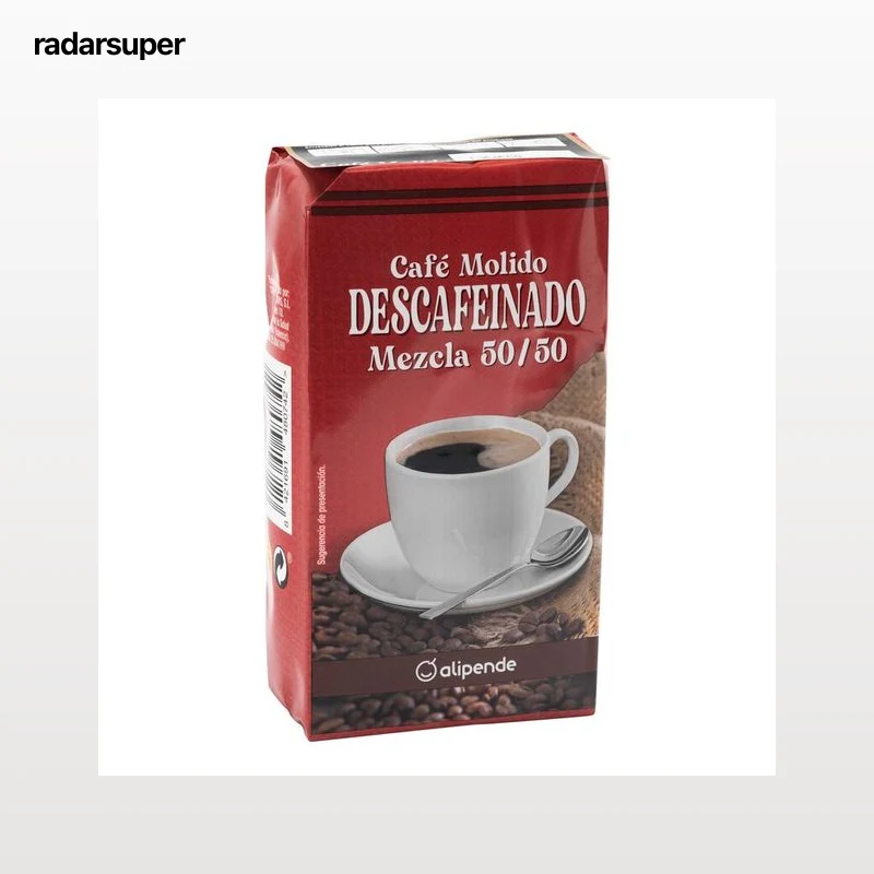 Café molido descafeinado Alipende 250g mezcla 50/50