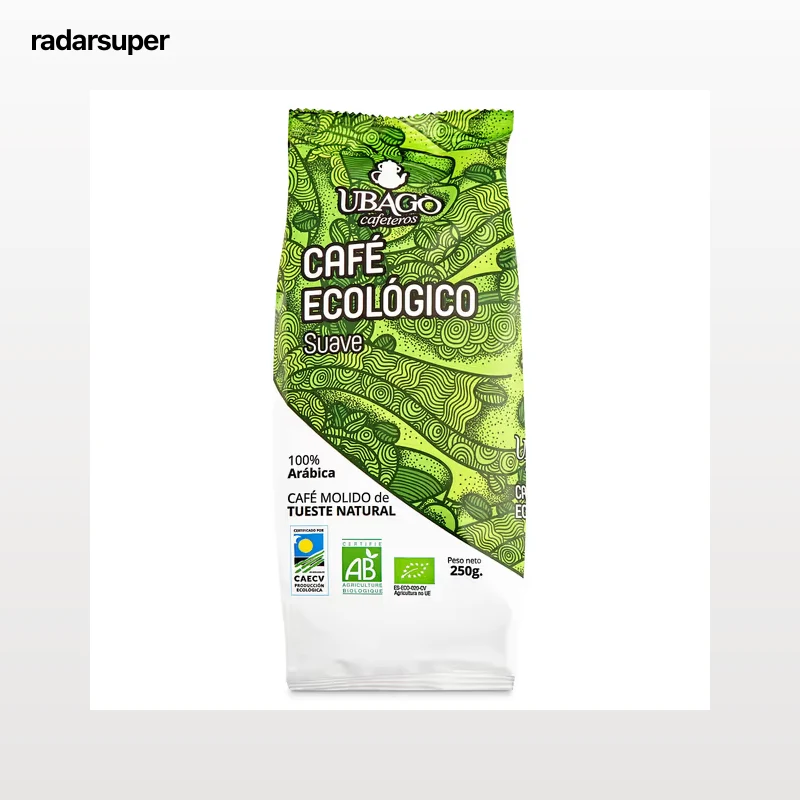Café molido ecológico suave Mascaf 250 g