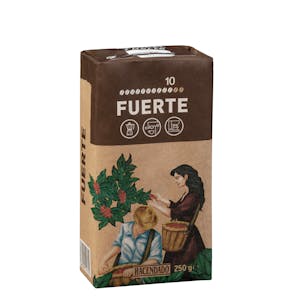 Café molido fuerte