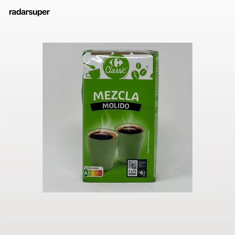 Café molido mezcla Carrefour Classic 250 g.