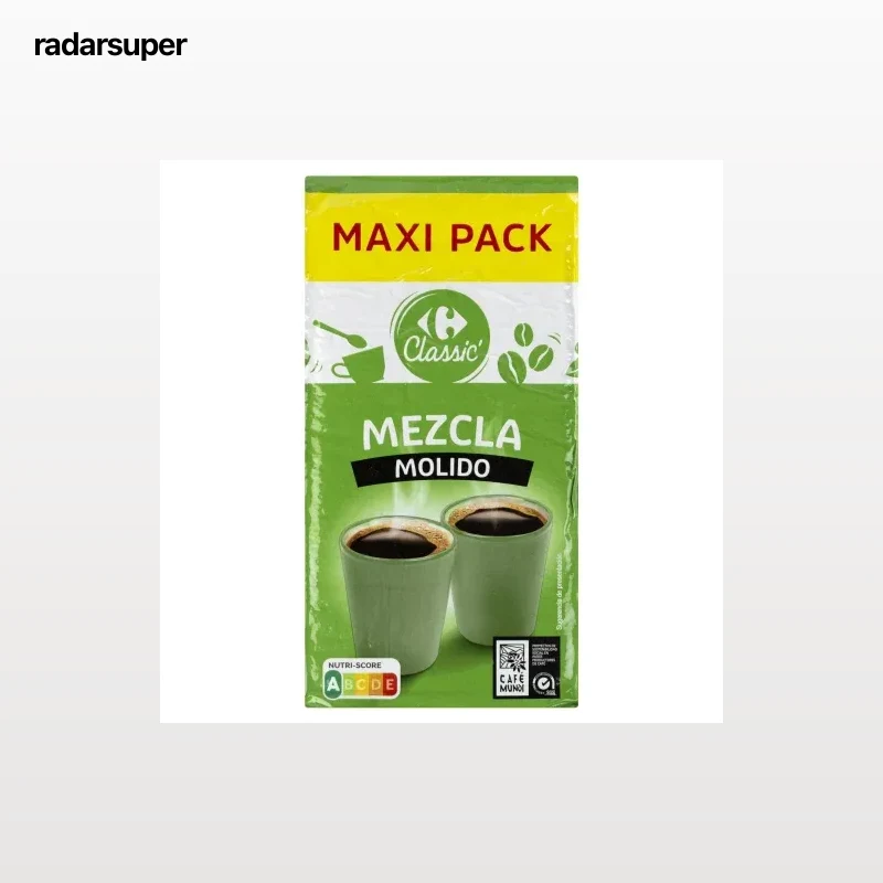 Café molido mezcla Carrefour Classic 500 g.