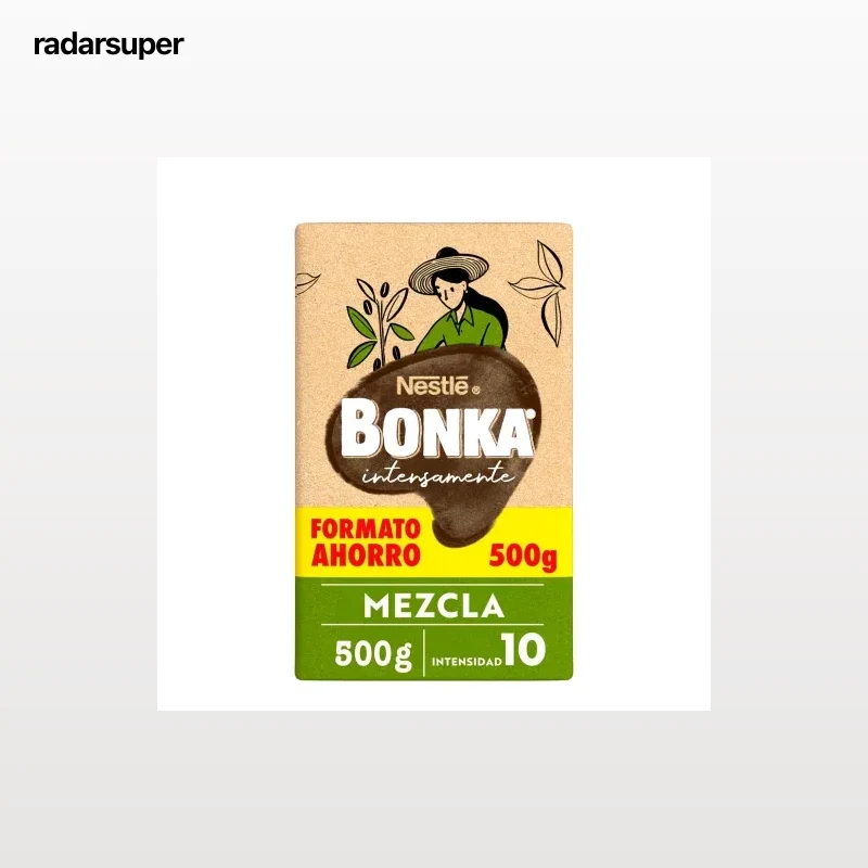 Café molido mezcla de cultivo sostenible Nestlé Bonka 500 g.